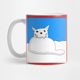 Snow Cat Mug